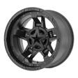 XD827 Matte Black 9x18 6/135/139,7 ET0 CB106.3 60° - Alumiinivanteet - 241439 - 1