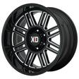 XD850 Gloss Black Milled 10x20 6/139,7 ET-18 CB106,1 60° - Alumiinivanteet - 243809 - 1