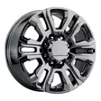 PR207 BLACK CHROME 8,5x20 8/165,1 ET15 CB125,1 60° - Alumiinivanteet - 300689 - 1