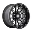 XD865 PHOENIX GLOSS BLACK MILLED 9x20 6/139,7 ET0 CB106,1 60° - Alumiinivanteet - 341589 - 1