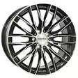 GP2 Gloss Black Polished 8x18 5/112 ET35 60° - Alumiinivanteet - 360609 - 1