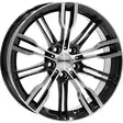 GP8 Gloss Black Polished 8x19 5/120 ET20 60° - Alumiinivanteet - 360969 - 1