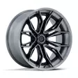 FC404 MUTINY GLOSS BLACK BRUSHED DARK TINT 10x22 8/180 ET-18 CB124,2 60° - Alumiinivanteet - 366559 - 1