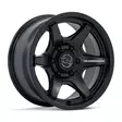 BR035 KUMA MATTE BLACK 8,5x17 5/127 ET0 CB71.5 60° - Alumiinivanteet - 368609 - 1