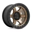 D751 BLOCK MATTE BRONZE W/ BLACK RING 9x17 6/135 ET-12 CB87,1 60° - Alumiinivanteet - 359659 - 1
