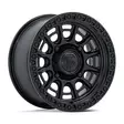 FV832 CYCLE UTV MATTE BLACK W/ GLOSS BLACK LIP 7x15 5/114,3 ET10 CB72.6 60° - Alumiinivanteet - 370119 - 1