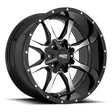 GLOSS BLACK W/ MACHINED FACE 8x17 5/139,7 ET50 CB108,0 60° - Alumiinivanteet - 359769 - 1