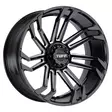 GLOSS BLACK W/ MILLED SPOKES 10x20 8/180 ET-23 CB125,1 60° - Alumiinivanteet - 359989 - 1