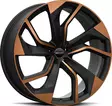GMP REBEL Metal Bronze 11,5x22 5/130 ET66 CB71.6 R14 - Alumiinivanteet - 356809 - 1