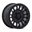 KS239 IMPACT BEADLOCK SATIN BLACK 7x15 5/114,3 ET38 CB72,6 60° - Alumiinivanteet - 358879 - 1