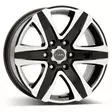 MAK Stone 6 Black Mirror 6,5x16 6/125 ET50 CB74,1 60° - Alumiinivanteet - 8799 - 1