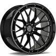 MF.13 Black Glossy 9x21 5/112 ET25 CB66.6 60° - Alumiinivanteet - 372959 - 1