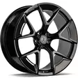 MF.18 Black Glossy 10x23 5/112 ET15 CB66.6 60° - Alumiinivanteet - 373019 - 1