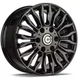 Might Black Glossy 7x16 6/130 ET50 CB84.1 60° - Alumiinivanteet - 352019 - 1