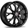 SSF-2 Black Glossy 8x18 5/120 ET30 CB72.6 60° - Alumiinivanteet - 373149 - 1