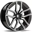 Upgrade Black Front Polished 10x20 5/112 ET35 CB66.6 60° - Alumiinivanteet - 350559 - 1