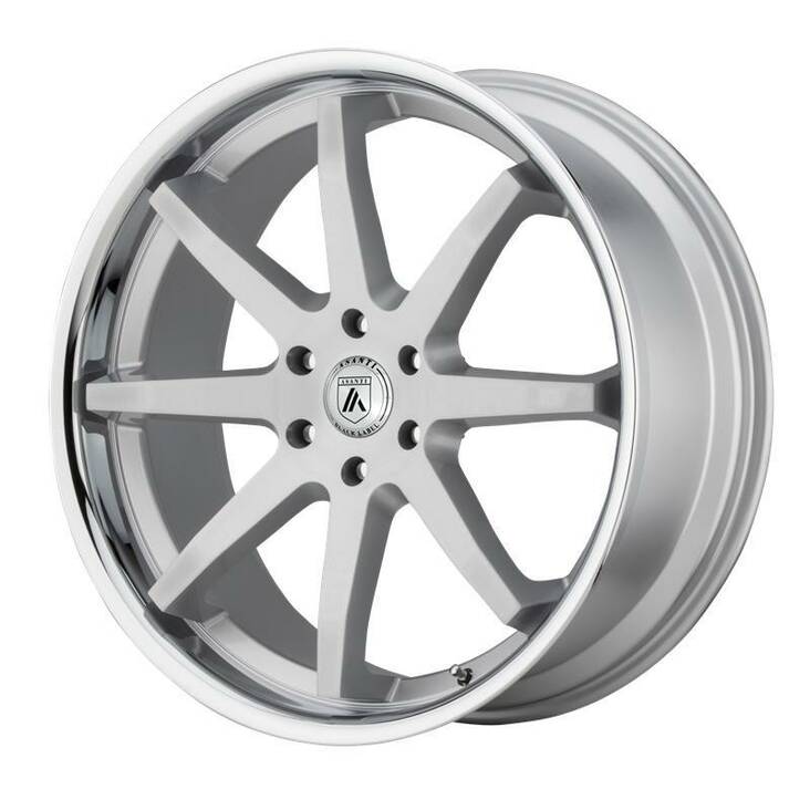 AB32 Brushed Silver Chrome Lip 9x20 6/135 ET30 CB87,1 60° - Alumiinivanteet - 268329 - 1