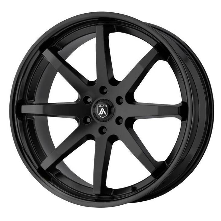 AB32 Satin Black Gloss Black Lip 9,5x22 6/135 ET30 CB87,1 60° - Alumiinivanteet - 260029 - 1