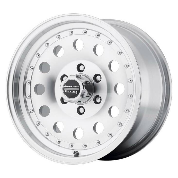 AR62 OUTLAW II MACHINED W/ CLEAR COAT 8x18 8/165,1 ET18 CB130.8 60° - Alumiinivanteet - 328139 - 1