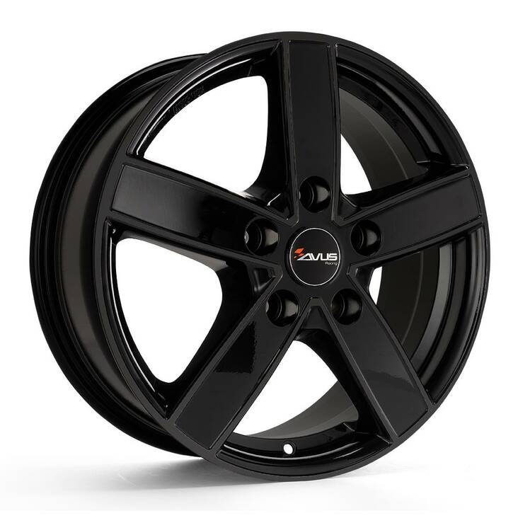 AVUS AC-V51 Black 7x17 5/112 ET51 CB66,6 R14 - Alumiinivanteet - 298949 - 1
