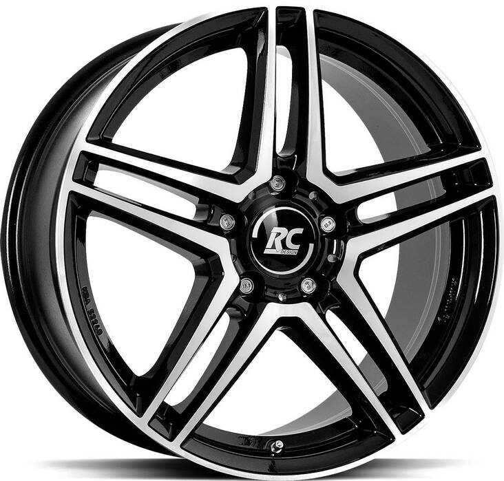 BROCK RCD17 Black Full Pol 6,5x16 5/112 ET49 CB66.6 R14 - Alumiinivanteet - 250389 - 1
