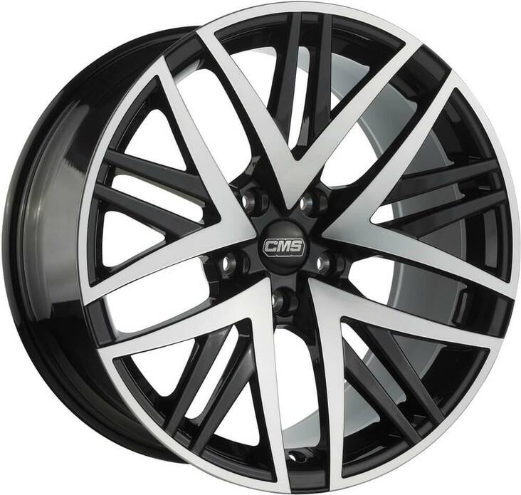 CMS B1 Diamond Black Gloss 8x19 5/112 ET50 CB57,1 R13 - Alumiinivanteet - 302679 - 1