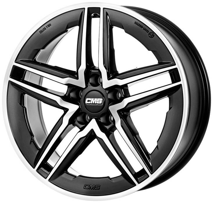 CMS C29-AERO Diamond Black Gloss 8x19 5/112 ET34 CB66,5 (BMW) 60° - Alumiinivanteet - 303759 - 1
