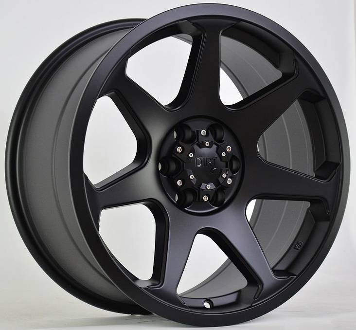 D42 Flatblack 9x18 6/114,3 ET25 CB66,1 60° - Alumiinivanteet - 203679 - 1