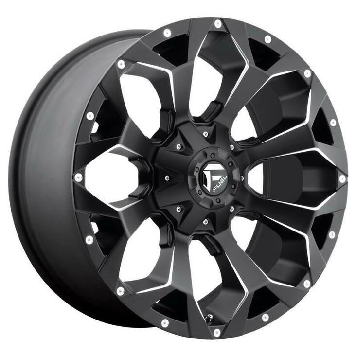 D546 ASSAULT MATTE BLACK MILLED 9x18 5/114,3/127 ET20 CB78,1 60° - Alumiinivanteet - 328839 - 1