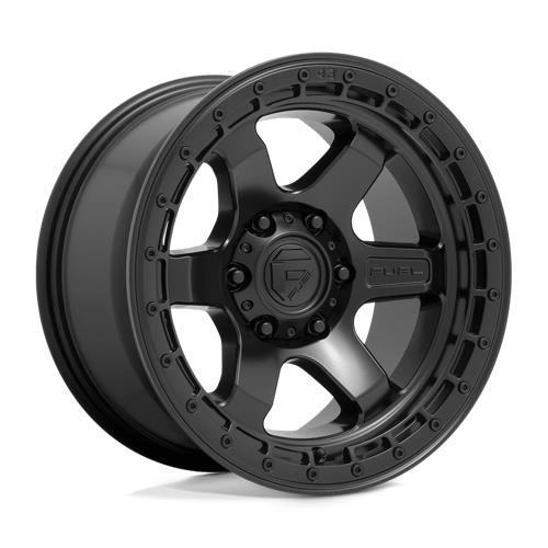 D750 BLOCK MATTE BLACK W/ BLACK RING 9x18 6/120 ET1 CB67,1 60° - Alumiinivanteet - 329469 - 1