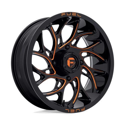 D780 RUNNER UTV GLOSS BLACK MILLED ORANGE 7x20 4/137 ET13 CB110,1 60° - Alumiinivanteet - 326309 - 1
