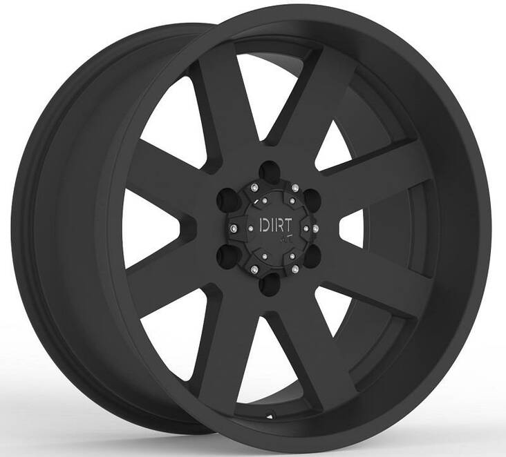 D98 Flatblack 10x20 6/139,7 ET-18 CB106,1 60° - Alumiinivanteet - 234259 - 1