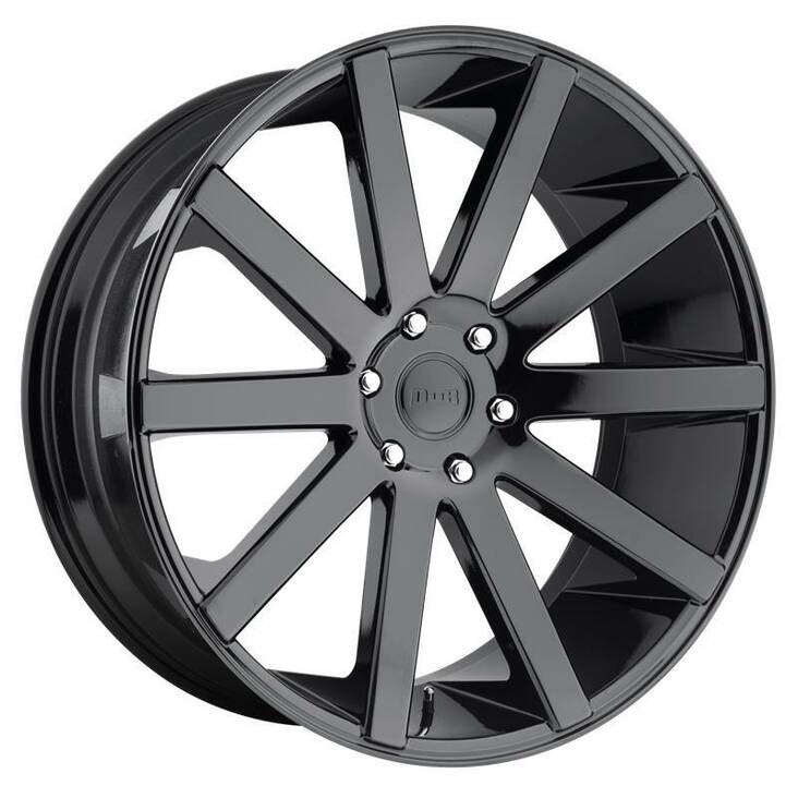 DC219 GLOSS BLACK 9,5x22 6/139,7 ET20 CB106.1 60° - Alumiinivanteet - 245019 - 1