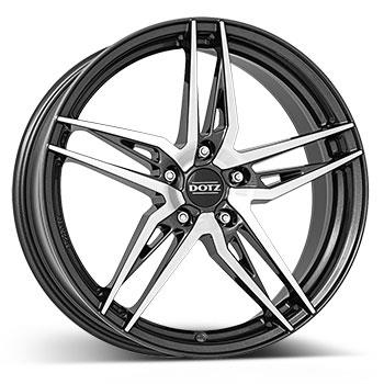 DOTZ Interlagos dark 7,5x19 5/108 ET48 CB70,1 60° - Alumiinivanteet - 258209 - 1