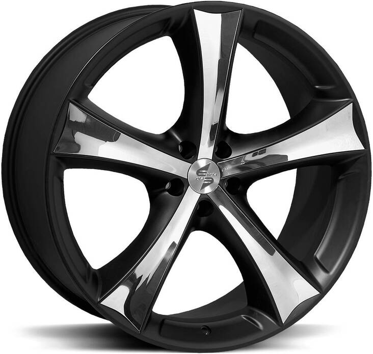 ETABETA Tettsut Inox Black 10x22 5/120 ET40 CB74,1 - Alumiinivanteet - 25529 - 1