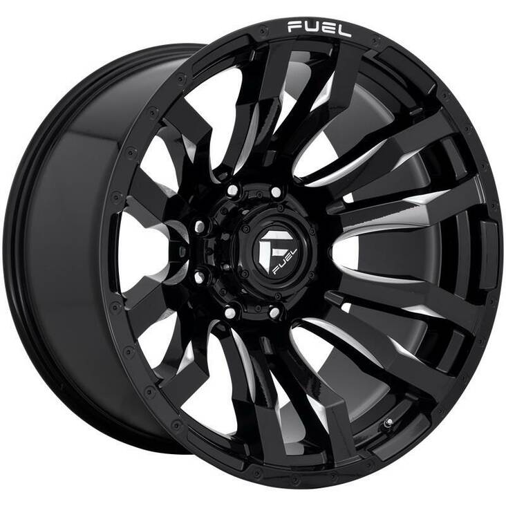 FC673 GLOSS BLACK MILLED 8,25x20 8/165,1 ET-240 CB121.5 60° - Alumiinivanteet - 273039 - 1