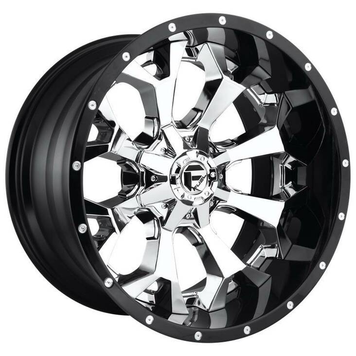FT246 CHROME PLATED GLOSS BLACK LIP 12x22 8/170 ET-44 CB125,1 60° - Alumiinivanteet - 247649 - 1