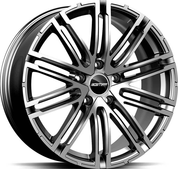 GMP Targa Anthracite Diamond 11x20 5/130 ET70 CB71,6 R14 - Alumiinivanteet - 286319 - 1