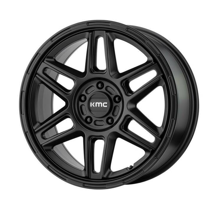 KM716 Satin Black 8x17 5/110 ET38 CB72.6 60° - Alumiinivanteet - 241859 - 1