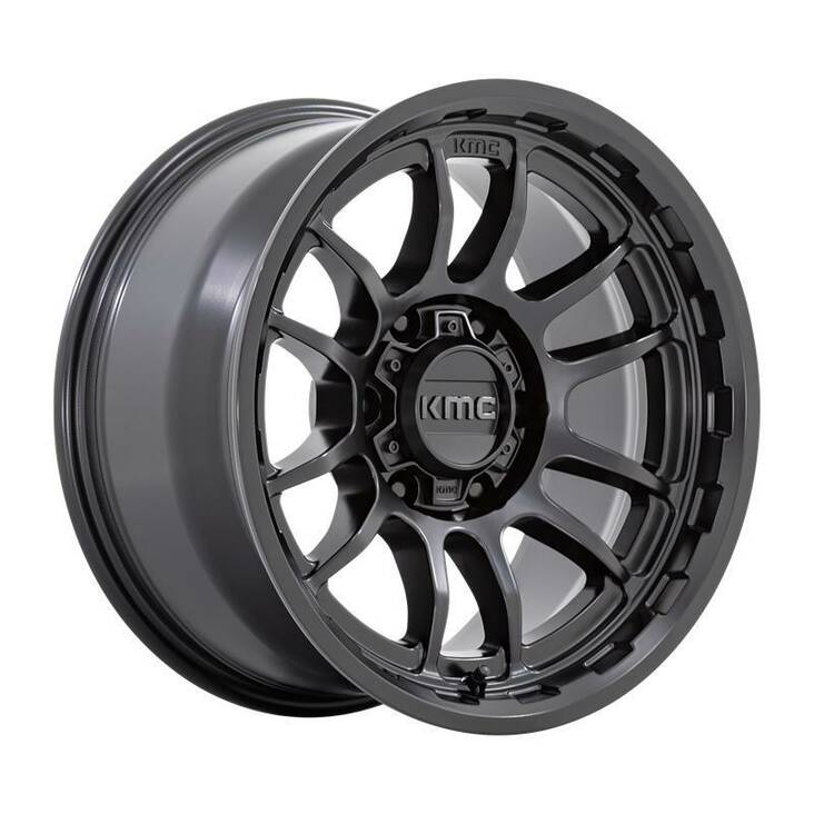 KM727 WRATH SATIN BLACK 8,5x17 6/139,7 ET-10 CB106.1 60° - Alumiinivanteet - 300009 - 1