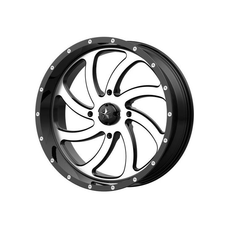 MA36 Machined Gloss Black 7x24 4/137 ET0 CB112,0 60° - Alumiinivanteet - 243999 - 1