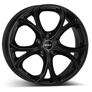 MAK Lario Gloss Black 9x18 5/110 ET44.5 CB65,1 60° - Alumiinivanteet - 258589 - 1