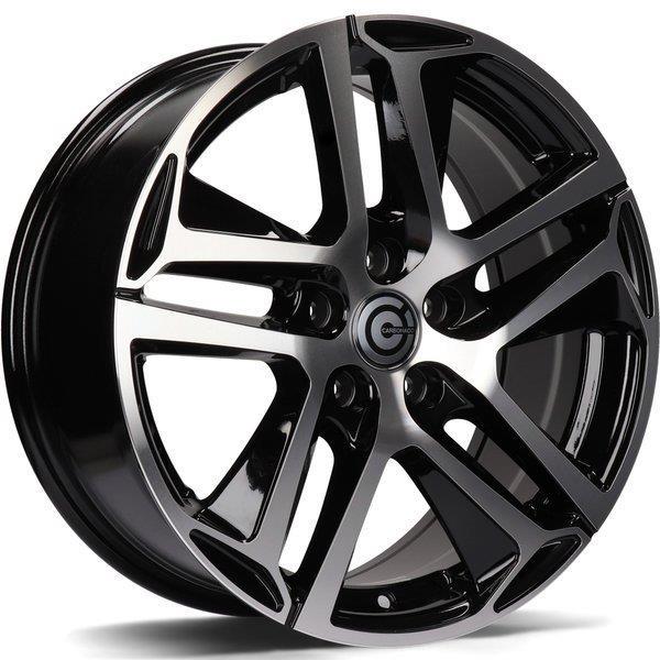 Nice Black Front Polished 7,5x17 5x108 ET45 CB67.1 60° 690 kg - Alumiinivanteet - 313679 - 1