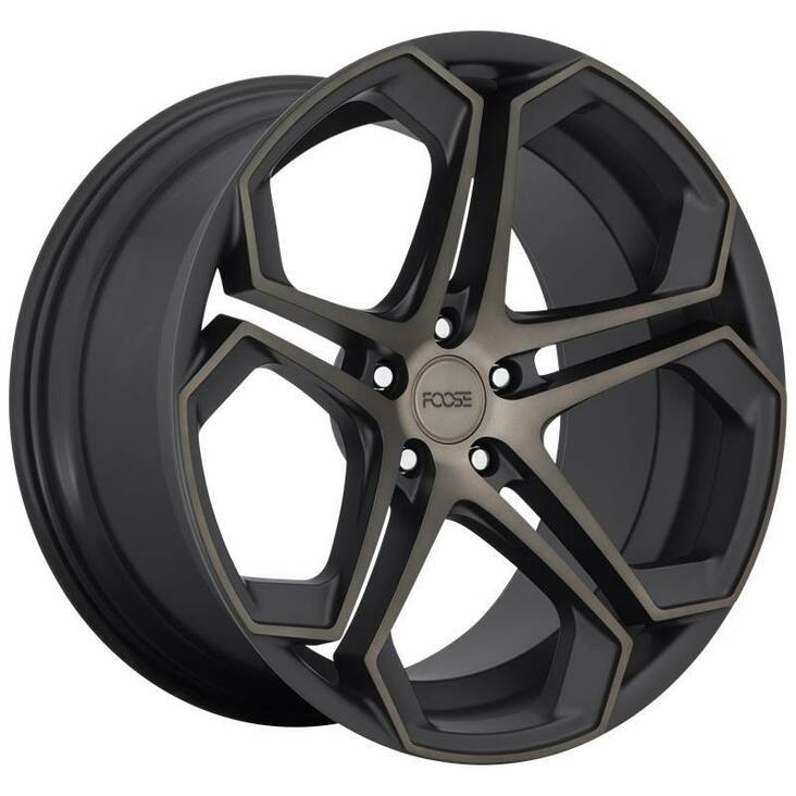 OC168 MATTE MACHINED DOUBLE DARK TINT 10,5x20 5/115 ET20 CB71,5 60° - Alumiinivanteet - 257169 - 1