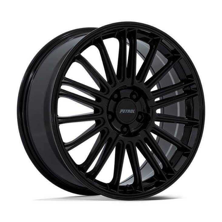 PE001 P1D GLOSS BLACK 8,5x20 5/114,3 ET40 CB72.6 60° - Alumiinivanteet - 333189 - 1