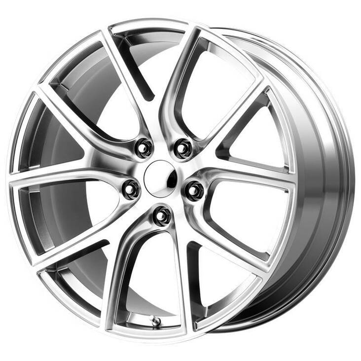 PR181 Chrome 10x20 5/127 ET50 CB71,5 60° - Alumiinivanteet - 237879 - 1