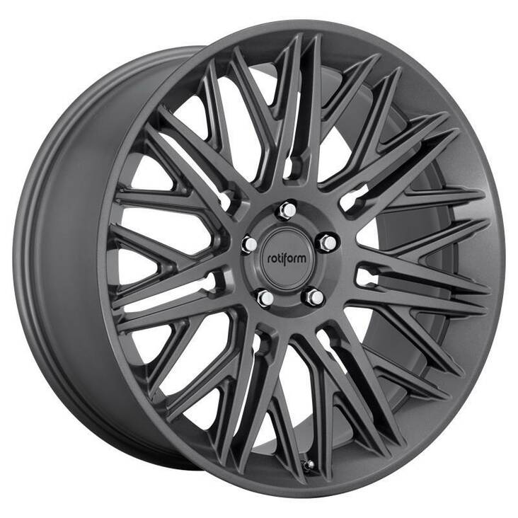 RC163 MATTE ANTHRACITE 10x22 5/130 ET25 CB84.1 60° - Alumiinivanteet - 295759 - 1