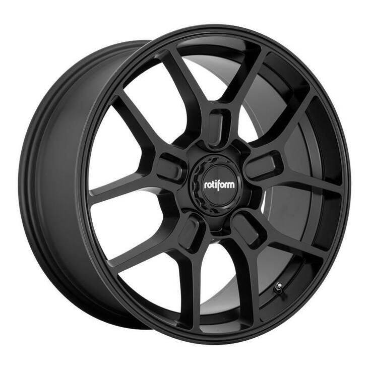 RC177 Matte Black 8,5x19 5/108 ET45 CB72,7 60° - Alumiinivanteet - 271339 - 1