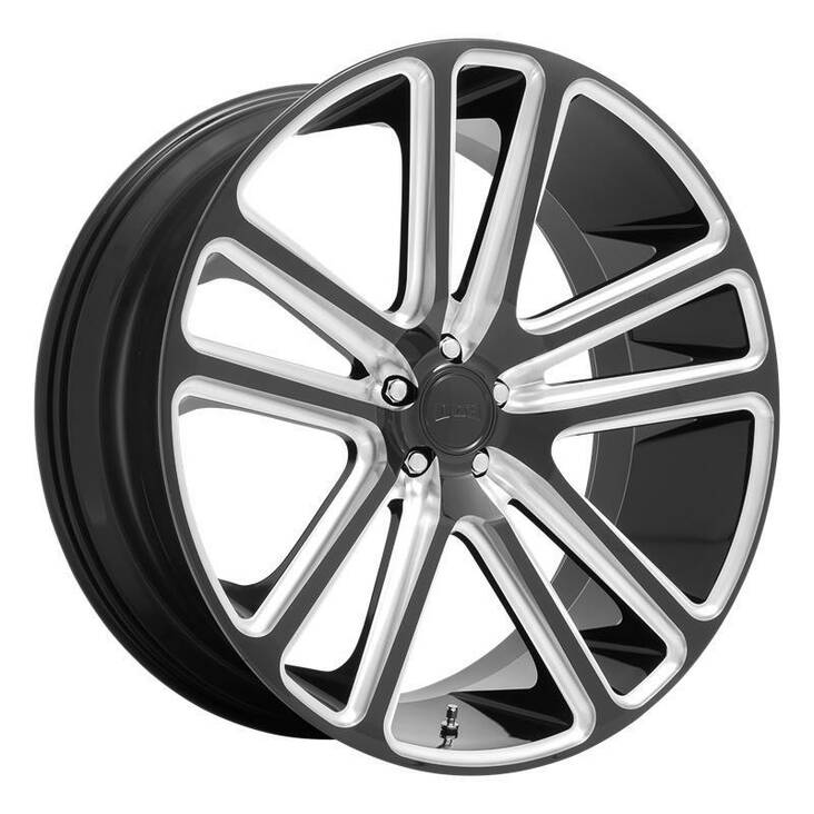 S255 FLEX GLOSS BLACK MILLED 10x26 5/127 ET10 CB78,0 60° - Alumiinivanteet - 280789 - 1