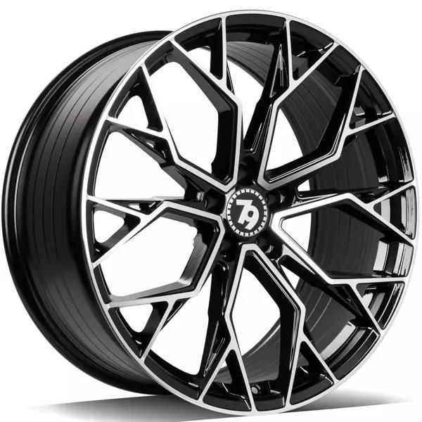 SCF-H Black Front Polished 8,5x19 5/120 ET30 CB72.6 60° - Alumiinivanteet - 323999 - 1